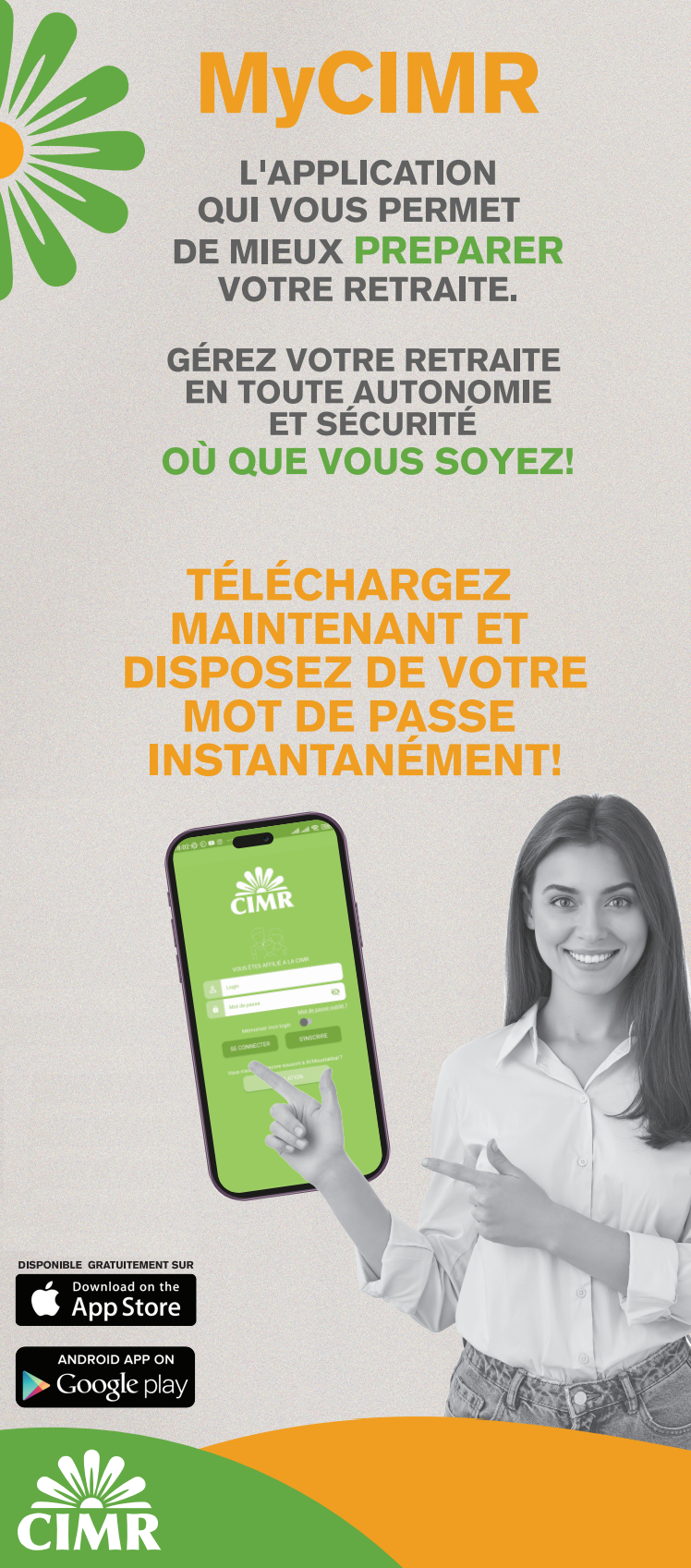 MyCIMR, l’application qui vous permet de mieux préparer votre retraite !